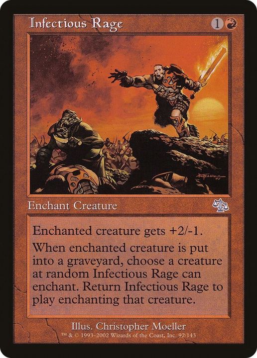 Infectious Rage in the group Magic the Gathering / Types / Colors / Red at Proxyprinters.com (48581)