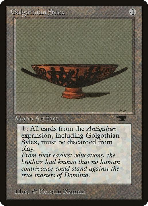 Golgothian Sylex in the group Magic the Gathering / Types / Artifacts / Artifact at Proxyprinters.com (48582)