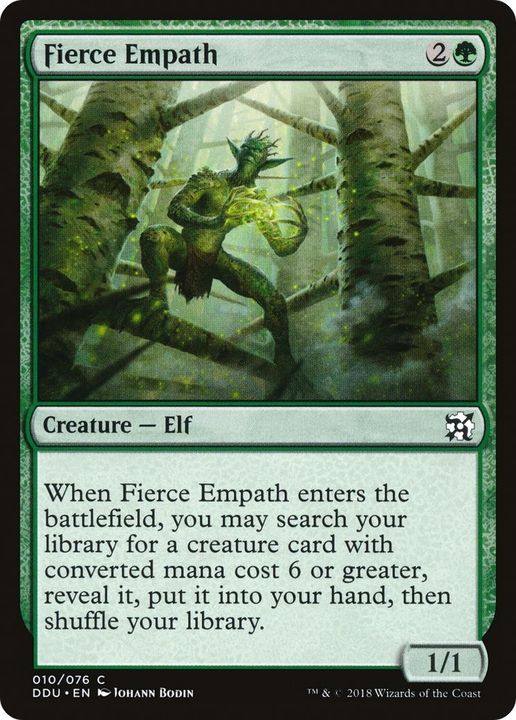 Fierce Empath in the group Magic the Gathering / Sets / Duel Decks: Elves vs. Inventors at Proxyprinters.com (48586)