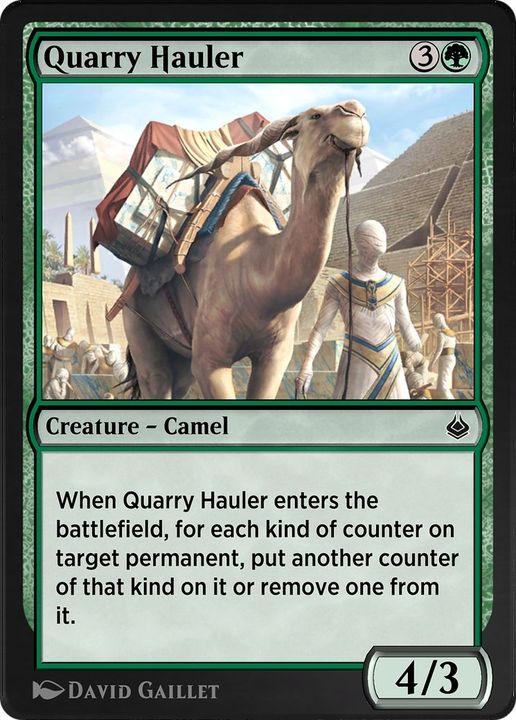 Quarry Hauler in the group Magic the Gathering / Types / Colors / Green at Proxyprinters.com (48592)