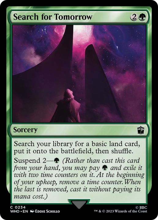 Search for Tomorrow in the group Magic the Gathering / Types / Colors / Green at Proxyprinters.com (48599)