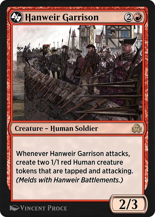 Hanweir Garrison in the group Magic the Gathering / Types / Creatures / Human at Proxyprinters.com (48609)