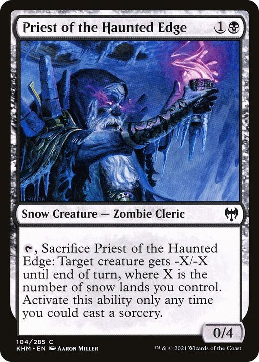 Priest of the Haunted Edge in the group Magic the Gathering / Types / Creatures / Zombie at Proxyprinters.com (4861)