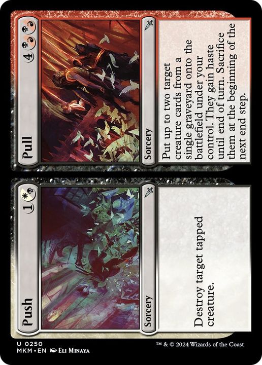 Push // Pull in the group Magic the Gathering / Types / Colors / Multicolors / B, R, W at Proxyprinters.com (48610)