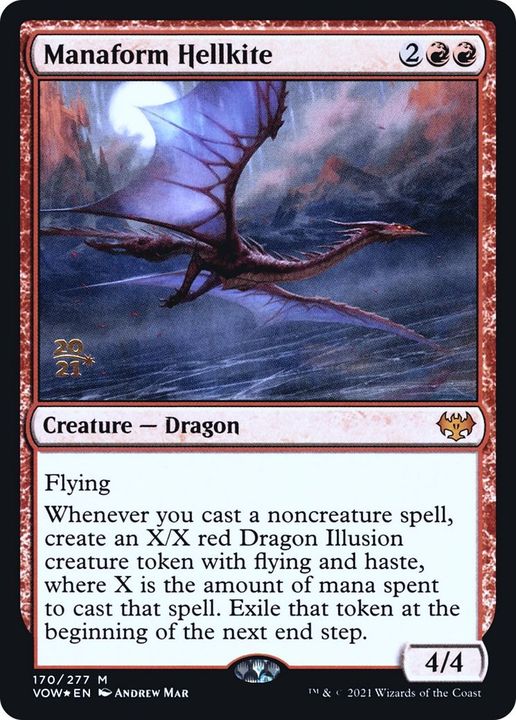 Manaform Hellkite in the group Magic the Gathering / Types / Colors / Red at Proxyprinters.com (48617)