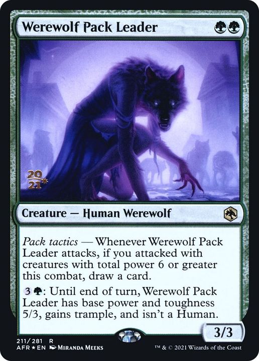 Werewolf Pack Leader in the group Magic the Gathering / Sets / Adventures in the Forgotten Realms Promos at Proxyprinters.com (48627)