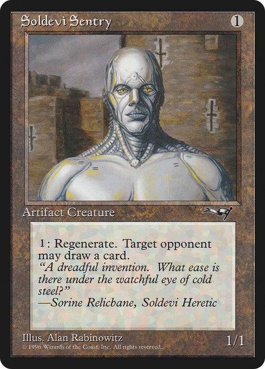 Soldevi Sentry in the group Magic the Gathering / Types / Colors / Colorless at Proxyprinters.com (48636)