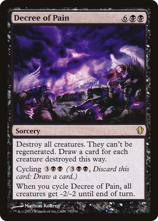 Decree of Pain in the group Magic the Gathering / Types / Colors / Black at Proxyprinters.com (48651)