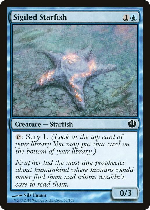 Sigiled Starfish in the group Magic the Gathering / Types / Colors / Blue at Proxyprinters.com (48655)