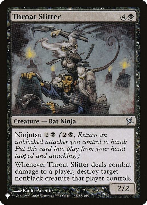 Throat Slitter in the group Magic the Gathering / Types / Colors / Black at Proxyprinters.com (48696)