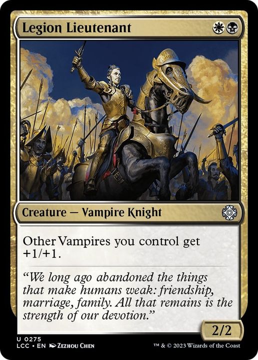 Legion Lieutenant in the group Magic the Gathering / Types / Colors / Multicolors / B, W at Proxyprinters.com (48697)