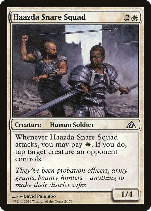 Haazda Snare Squad in the group Magic the Gathering / Types / Creatures / Human at Proxyprinters.com (48720)