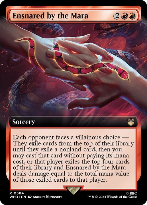 Ensnared by the Mara in the group Magic the Gathering / Types / Colors / Red at Proxyprinters.com (48724)