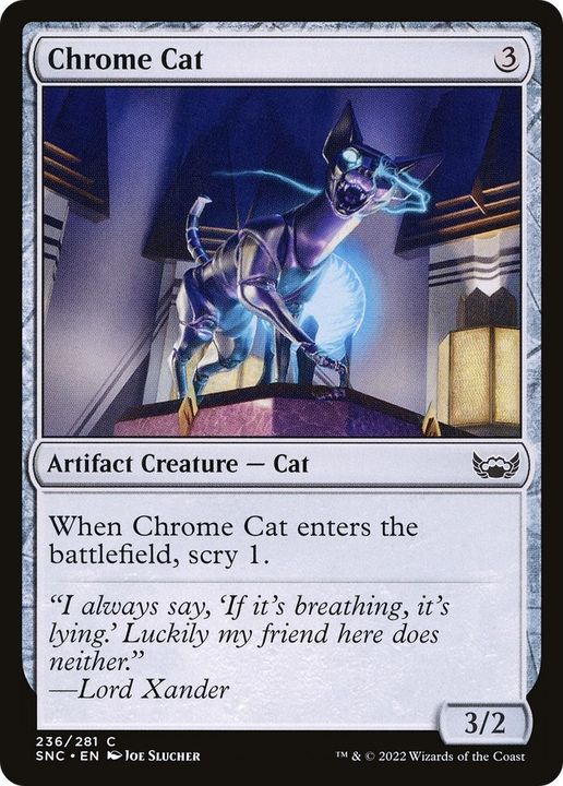 Chrome Cat in the group Magic the Gathering / Sets / Streets of New Capenna at Proxyprinters.com (48727)