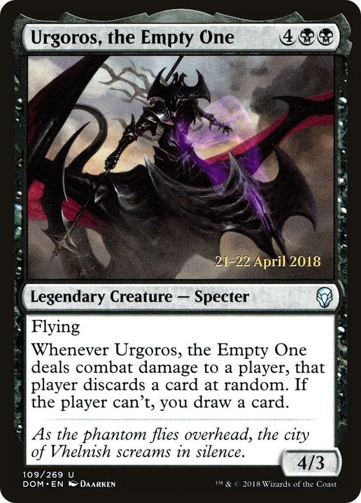 Urgoros, the Empty One in the group Magic the Gathering / Types / Colors / Black at Proxyprinters.com (48738)