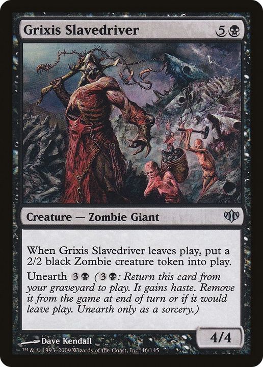 Grixis Slavedriver in the group Magic the Gathering / Types / Creatures / Zombie at Proxyprinters.com (48742)