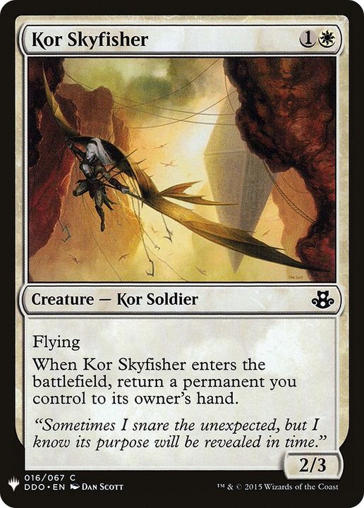 Kor Skyfisher in the group Magic the Gathering / Types / Colors / White at Proxyprinters.com (48751)