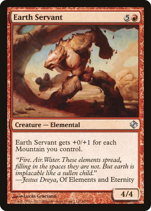 Earth Servant in the group Magic the Gathering / Types / Colors / Red at Proxyprinters.com (48758)