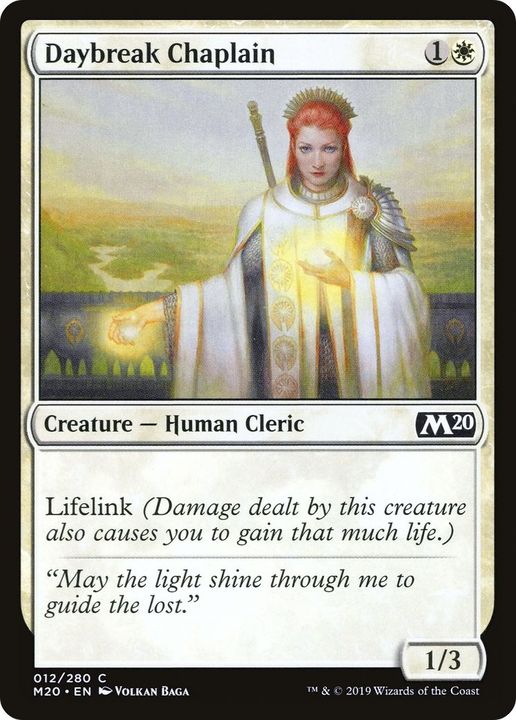 Daybreak Chaplain in the group Magic the Gathering / Types / Creatures / Human at Proxyprinters.com (4877)