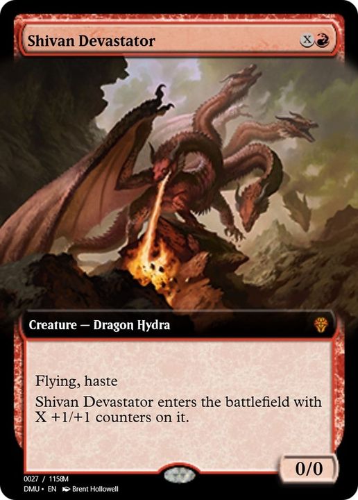 Shivan Devastator in the group Magic the Gathering / Types / Colors / Red at Proxyprinters.com (48771)