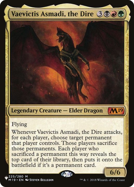 Vaevictis Asmadi, the Dire in the group Magic the Gathering / Sets / The List at Proxyprinters.com (48772)