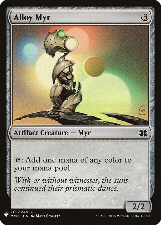 Alloy Myr in the group Magic the Gathering / Types / Colors / Colorless at Proxyprinters.com (48777)