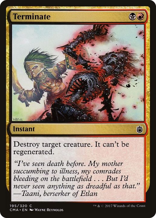 Terminate in the group Magic the Gathering / Types / Colors / Multicolors / B, R at Proxyprinters.com (48783)