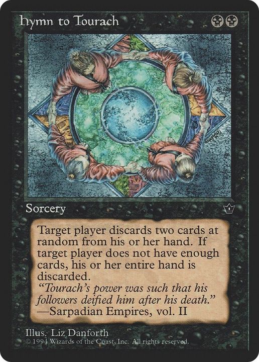 Hymn to Tourach in the group Magic the Gathering / Types / Colors / Black at Proxyprinters.com (48786)