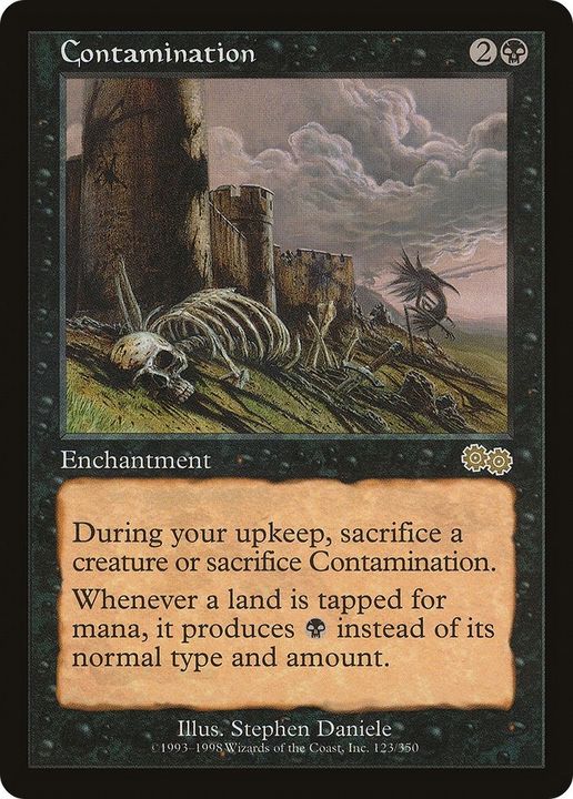 Contamination in the group Magic the Gathering / Types / Enchantment / Enchantment at Proxyprinters.com (48789)