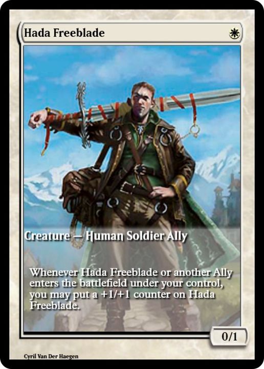 Hada Freeblade in the group Magic the Gathering / Types / Creatures / Human at Proxyprinters.com (48790)