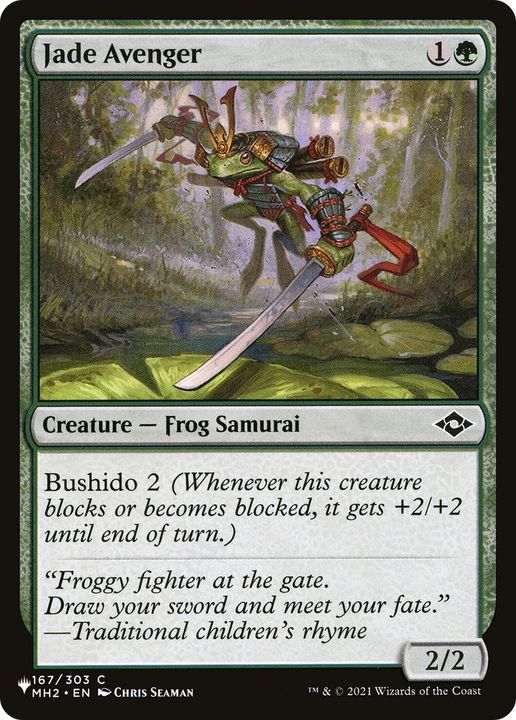 Jade Avenger in the group Magic the Gathering / Sets / The List at Proxyprinters.com (48793)