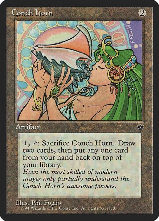 Conch Horn in the group Magic the Gathering / Types / Artifacts / Artifact at Proxyprinters.com (48795)