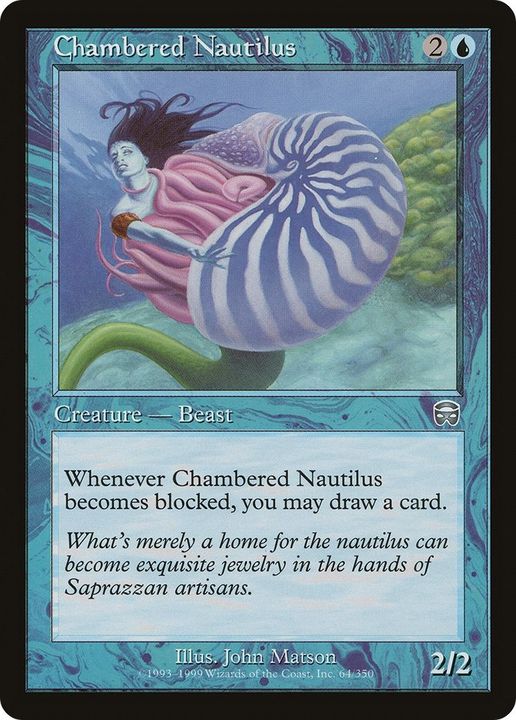 Chambered Nautilus in the group Magic the Gathering / Types / Colors / Blue at Proxyprinters.com (48799)