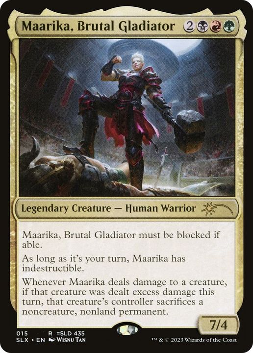 Maarika, Brutal Gladiator in the group Magic the Gathering / Sets / Unlimited Edition at Proxyprinters.com (48808)