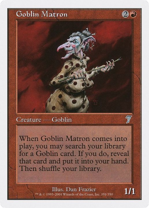 Goblin Matron in the group Magic the Gathering / Types / Creatures / Goblin at Proxyprinters.com (48831)