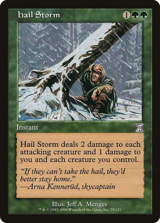 Hail Storm in the group Magic the Gathering / Types / Colors / Green at Proxyprinters.com (48840)