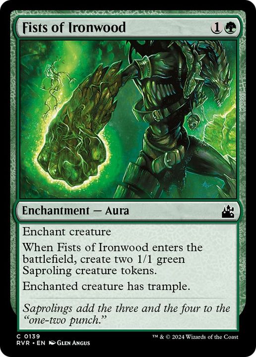 Fists of Ironwood in the group Magic the Gathering / Types / Colors / Green at Proxyprinters.com (48845)