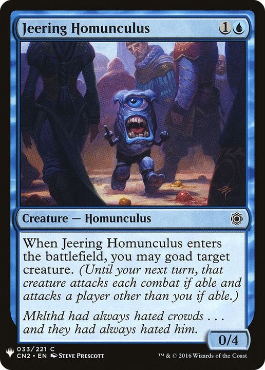 Jeering Homunculus in the group Magic the Gathering / Types / Colors / Blue at Proxyprinters.com (48852)