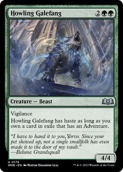 Howling Galefang in the group Magic the Gathering / Types / Colors / Green at Proxyprinters.com (48858)