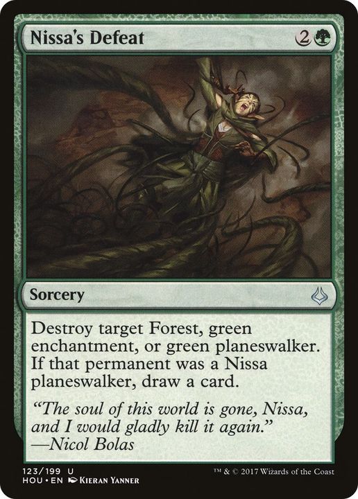 Nissa's Defeat in the group Magic the Gathering / Types / Colors / Green at Proxyprinters.com (48861)