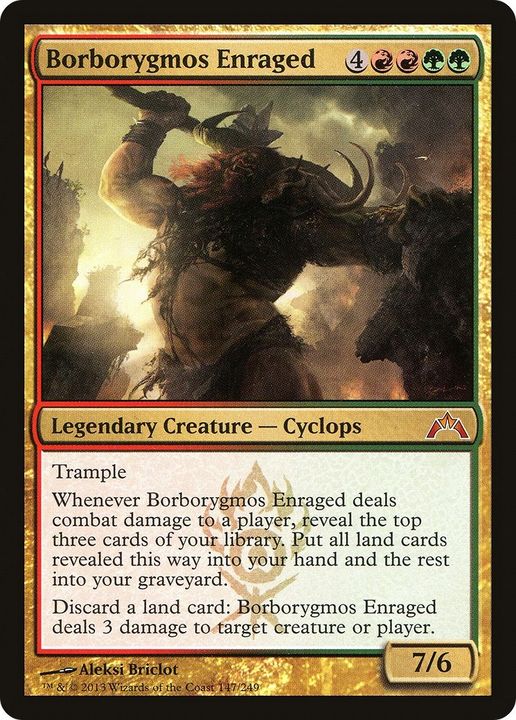 Borborygmos Enraged in the group Magic the Gathering / Types / Colors / Multicolors / G, R at Proxyprinters.com (48896)