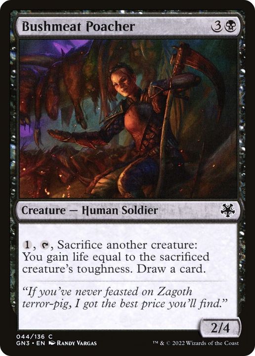 Bushmeat Poacher in the group Magic the Gathering / Sets / Gatecrash Promos at Proxyprinters.com (4890)