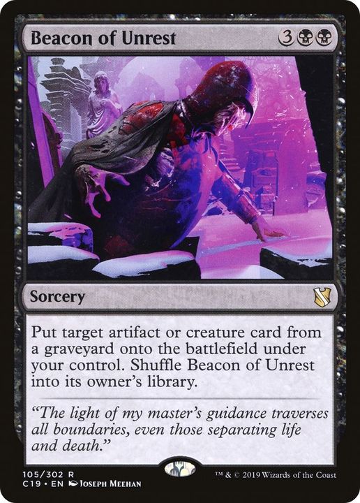 Beacon of Unrest in the group Magic the Gathering / Types / Colors / Black at Proxyprinters.com (48924)