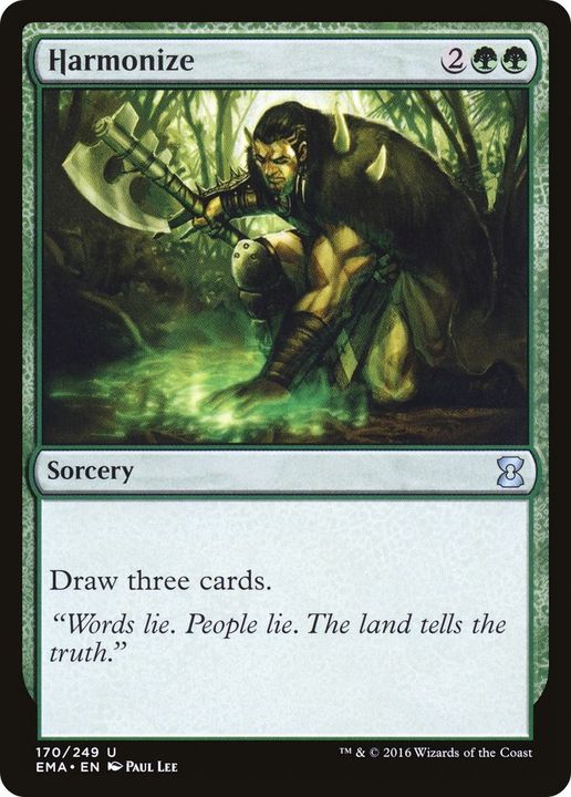 Harmonize in the group Magic the Gathering / Types / Colors / Green at Proxyprinters.com (48936)