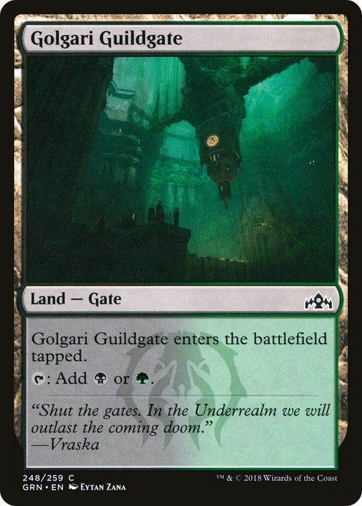 Golgari Guildgate in the group Magic the Gathering / Sets / Guilds of Ravnica at Proxyprinters.com (48960)