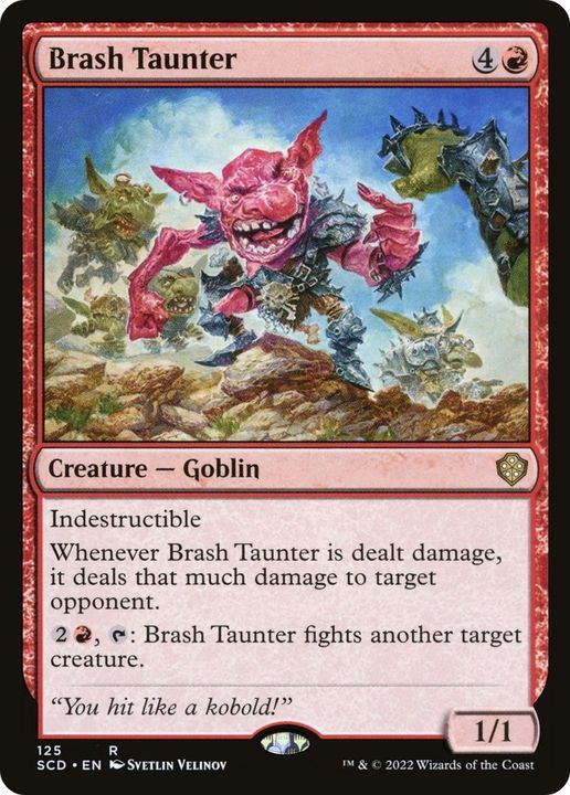 Brash Taunter in the group Magic the Gathering / Sets / Starter Commander Decks at Proxyprinters.com (48967)