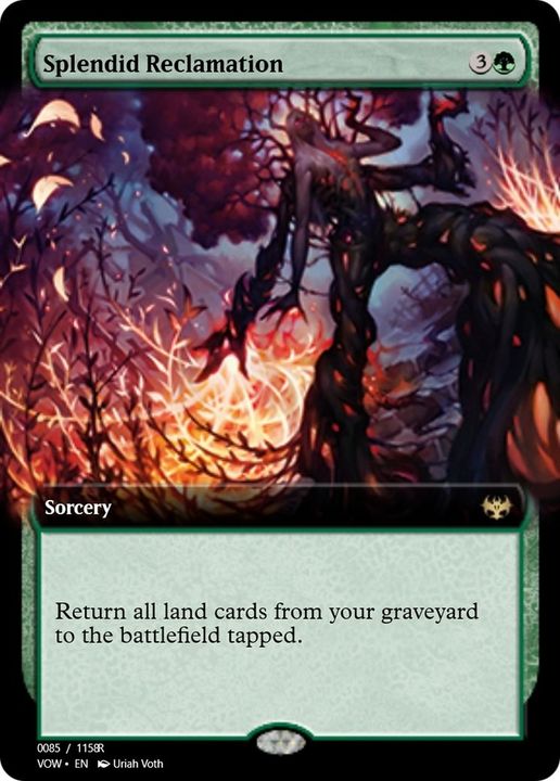 Splendid Reclamation in the group Magic the Gathering / Types / Colors / Green at Proxyprinters.com (4897)