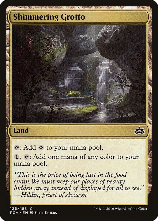 Shimmering Grotto in the group Magic the Gathering / Sets / Planechase Anthology at Proxyprinters.com (48991)