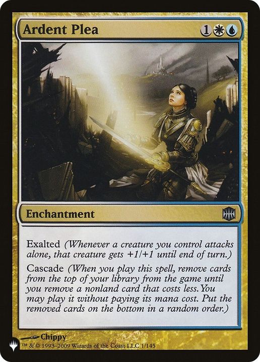 Ardent Plea in the group Magic the Gathering / Types / Enchantment / Enchantment at Proxyprinters.com (490)