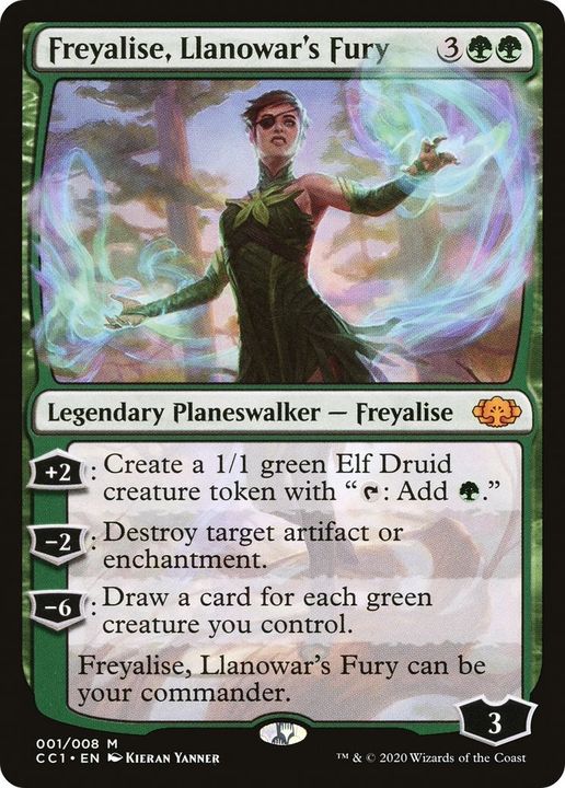 Freyalise, Llanowar's Fury in the group Magic the Gathering / Types / Colors / Green at Proxyprinters.com (49009)